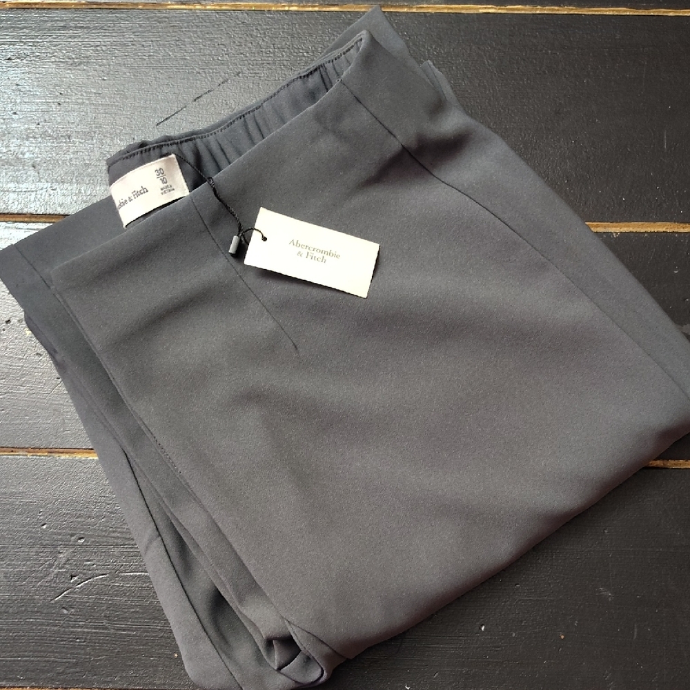 ABERCROMBIE & FITCH WOMEN'S CLASSY HIGH RISE SLIM BOOT BEAUTIFUL PANTS